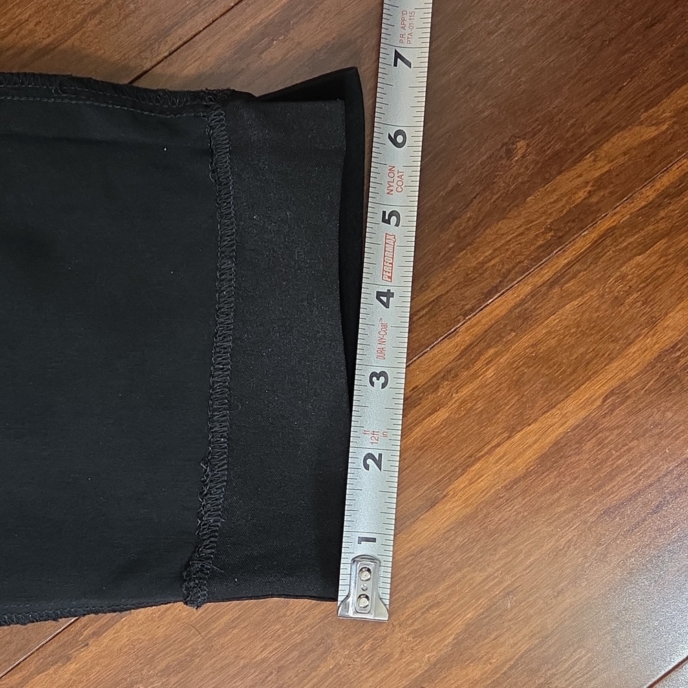 CHICOS SO SLIMMING BRIGITTE SIDE VENT BLACK CROP PANTS 0.5 - Picture 8 of 10